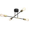 Image de LUMINEX lampe éclairage Lampe à suspendre Flame noir or 4
