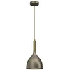 Image de Suspension Noak, titane doré brillant, 1xE27x15W, métal, dimensions : 110x17x17 cm, IP20, Luminex