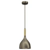 Image de Luminex Noak Suspension Métal Or Titane Doré Ø17 E27 15w