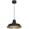 Image de Suspension Loft Noire Intérieur Or Class Luminex E27