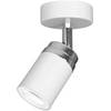 Image de Spot Plafond-mur Reno Blanc Mat/chrome Gu10 Orientable