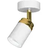 Image de Plafond moderne or blanc Reno spot