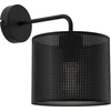 Image de Applique noire abat-jour Loft 1xE27 15W Luminex