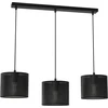 Image de Loft shade black strip suspension lamp 3xE27 15W Luminex mesh shades