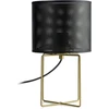 Image de Lampe de table Loft noir et or Abat-jour Loft 1xE27 15W Luminex
