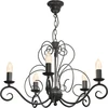 Image de Luminex black Mauro 5xE14 15W lampe pendante lustre rustique