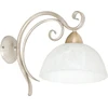 Image de Applique décorative crème avec abat-jour en verre Aurora 1xE27 15W Luminex