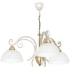 Image de Suspension Aurora Crème 3 Globes Verre E27 Luminex