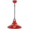 Image de Suspension Industrielle Rouge À Chaîne E27 Luminex