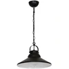 Image de Suspension Industrielle Noire À Chaîne Luminex Iron E27