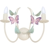 Image de Applique Murale Double Summer Crème Papillons E14 15w