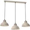 Image de LUMINEX lampe éclairage lustre Sven beige 3xE27 plafonnier