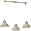 Image de Suspension Crème Sven Métal 3xe27 Barre 75 Cm Luminex