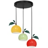 Image de Suspension Luminex Apple Multicolore Métal 3xe27 Ø42cm