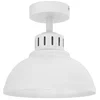 Image de Plafonnier Industriel Blanc Mat Sven E27 15w Luminex