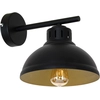 Image de Applique Murale Industrielle Noire/or Sven E27 Luminex