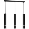 Image de Suspension Luminex Reno Noire/chrome Barre 60 Cm 3xgu10