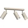 Image de Rail Plafonnier Orientable Link Luminex Crème 3xgu10 8w