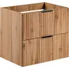 Image de Armoire De Salle De Bain En Chêne Wotan 60 Cm Avec 2 Tiroirs