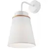 Image de Applique Augustino BLANC E27 L:21.5cm H:31cm dimmable