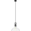 Image de Plafonnier Matteo, finition patinée, douille E27, L : 28 cm, H : 11,2 cm, variateur intégré