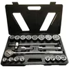 Image de Coffret 20 Pièces Avec Douilles 6 Pans De 19 À 50 Mm Et Cliquet Réversible Spécial Poids Lourd - Valise Anti-chocs - Beast
