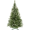 Image de Arbre de Noël artificiel pin diamant neige artificielle vrais cônes 120 cm