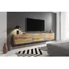 Image de Meuble TV à suspendre SLANT 240 avec LED RGB 240x40x35 cm-http://maisondelatendance.com/img/co/1243.jpg-Chêne-240 --http://maisondelatendance.com/img/co/1243.jpg-
