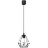 Image de Suspension Noire Cage Métal Bergen Ø19cm E27 Luminex