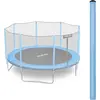 Image de Trampoline poteau supérieur avec filet extérieur 8-15 ft bleu Neo-Sport