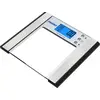 Image de Mesko MS8146 Pèse-personne numérique Balance de graisse corporelle Écran LCD Verre et acier jusqu'à 180 kg Transparent