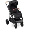 Image de CARETERO RATIO Poussette avec fonction couchage - Pliable, 11 kg - Noir