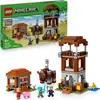 Image de LEGO Minecraft 21278 L'Avant-Poste De Pillards Et Le Ravageur, Jeu de Construction, 665 Pièces, Jeu Pour Garçon Dès 9 Ans