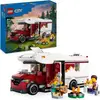 Image de LEGO City Le camping-car d'aventures, Jeu de construction, 2 Minifigurines, 1 Bébé, Cuisine, Toilettes, Lits superposés, 6 ans et plus