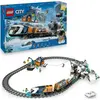 Image de LEGO City Le Train Express des Explorateurs en Arctique, Jeu de Construction Motorisé, 6 Minifigurines, 2 Figurines Renards, 7+ Ans