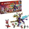 Image de LEGO Ninjago 71836 Arc : le dragon de la concentration, Jeu de construction, 8 Minifigurines, Ailes en aluminium, Garçon ou fille dès 9 ans