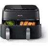 Image de Friteuse sans huile PHILIPS Airfryer Série 3000 Double Panier 9L, 8 Préréglages, 2750W, Noir/Argent