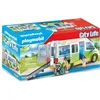 Image de PLAYMOBIL Bus Scolaire City Life, L'école, 53 Pièces, Avec Rampe Fauteuil Roulant