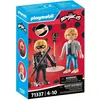 Image de PLAYMOBIL Miraculous : Adrien & Chat Noir, Bracelet Enfant, 2 Pièces, Multicolore, Dès 4 ans