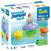 Image de Jouet de Bain PLAYMOBIL Junior Famille de Méduses, Aqua Tinti, 12 Mois+, Avec Tablettes de Bain Fraise