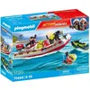 Image de Bateau de Pompier PLAYMOBIL 71464, Scooter des Mers, Action Heroes, 4+ Ans, Avec 2 Personnages et Chien