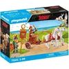 Image de PLAYMOBIL Astérix Char Romain et Chevaux, Brutus, 2 Figurines, 31 Pièces