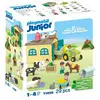 Image de PLAYMOBIL Junior Ferme avec Tracteur et Animaux, 71656, Figurines, Jouet Bébé et Enfant, Dès 18 mois
