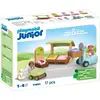 Image de PLAYMOBIL Junior Étal Fruits Légumes Dès 12 Mois, Chariot de Courses, Blocs de Forme, Plastique d'Origine Végétale