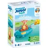 Image de PLAYMOBIL Junior Tigrou avec canot, Flotte dans l'eau, Jouet pour le bain, Junior & Disney, Dès 12 mois