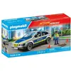 Image de Voiture de Police PLAYMOBIL Action Heroes avec Sirène et Gyrophare, 24 Pièces, Dès 4 Ans