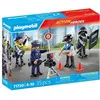 Image de PLAYMOBIL Set Métiers de la Police, 4 Policiers, Action Heroes, Les Policiers, 35 Pièces, Dès 4 Ans