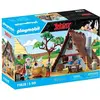 Image de PLAYMOBIL Astérix Hutte avec Panoramix, Personnages BD, 80 pièces, Dès 5 ans