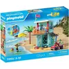 Image de PLAYMOBIL Poste de secours & voiturette de plage, My Life Vacances a la plage, 125 pièces, Dès 4 ans