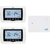 Image de Thermostat intelligent PNI CT400 sans fil, avec WiFi, contrôle 2 zones via Internet, pour centrales thermiques, pompes, électrovannes, APP TuyaSmart, hystérésis 0,2 ° C en occasion ou reconditionné